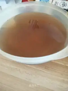 Homemade plum soup