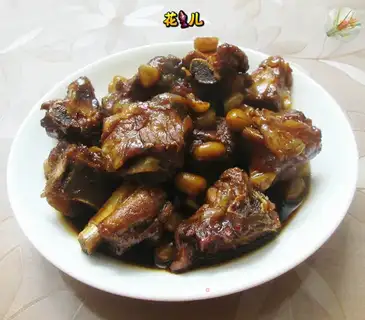 Peanut rice for ribs