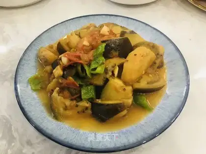 A regular eggplant