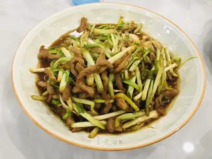 Garlic fried meat