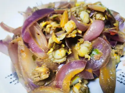 Spicy scallops