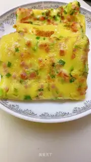 Milk ham eggcake