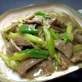The celery fried the liver