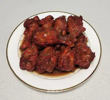 Red chicken legs