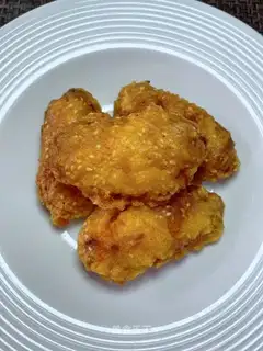 Creamed sesame fried chicken wings