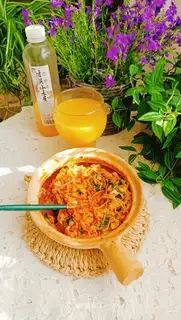 Rock pan rice