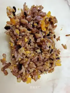 Salted egg and yellow fried rice