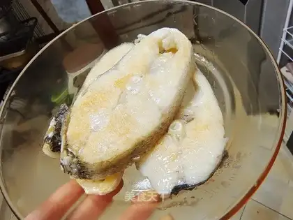 Fried sea bass