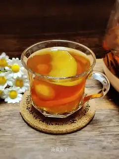 Apple rose tea