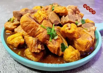 Pork chops and tofu