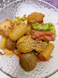 Barbecue veggie balls