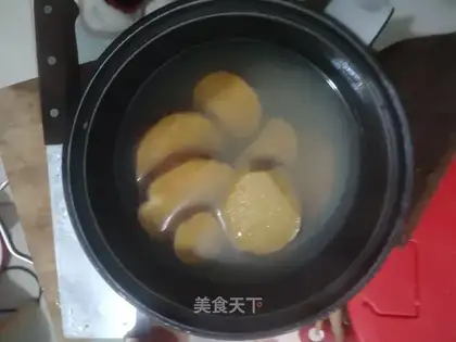 A boiled melon