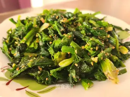 Sesame salt spinach