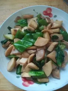 Fried chicken leg mushrooms