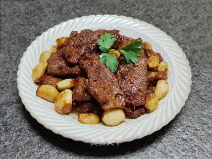 Garlic pork chops