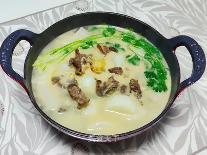 Steakbone radish soup