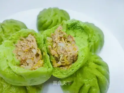 Vegetable juice buns