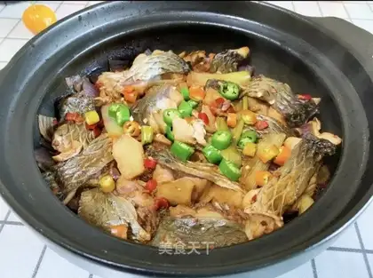 A casserole of fish
