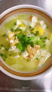 Emerald egg soup