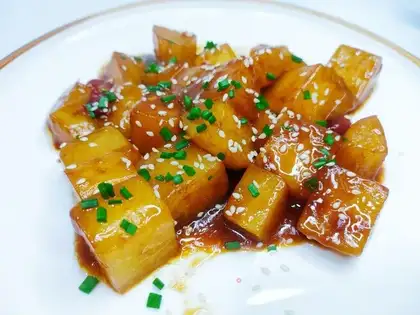 Red burning radish
