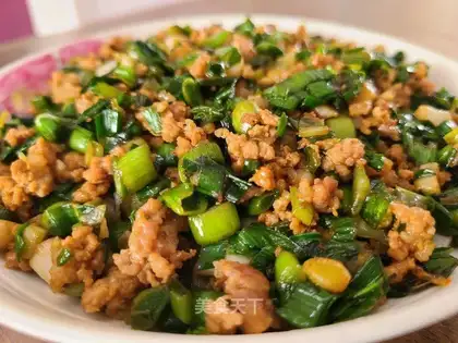 Garlic sprouts