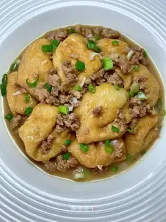 Tofu fried meat