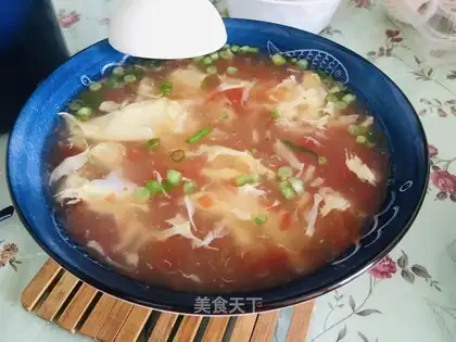 Tomato egg soup