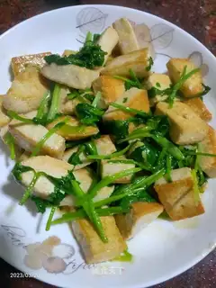 Frozen homemade tofu