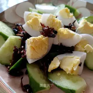 cucumbers with goose eggs