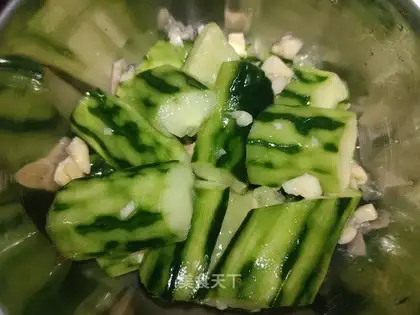 A cold cucumber