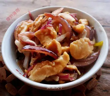 Onion fried chicken
