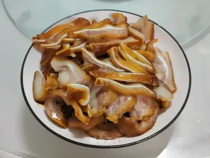Salted pig's ear