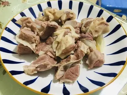 Home cooking lamb chops