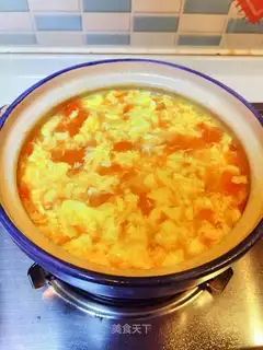 Tomato egg soup