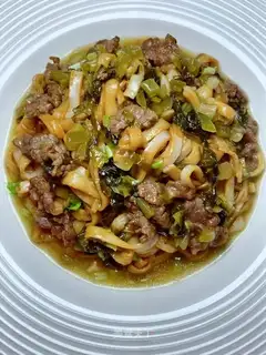 Wet sour beef