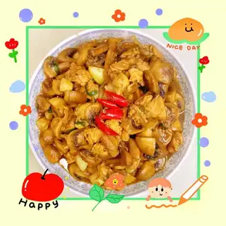 Garlic-fried chicken