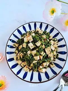 The sprouts and the tofu