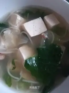 Tofu fan soup