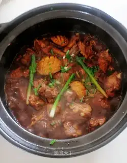 The abalone burns the ribs