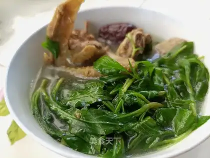 Maran head pigeon soup