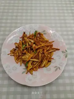 The almond mushrooms