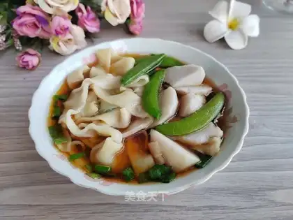 Potato bean noodle soup