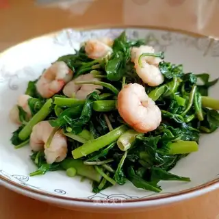 Shrimp fried maran head