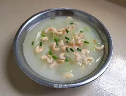 Shrimp melon soup