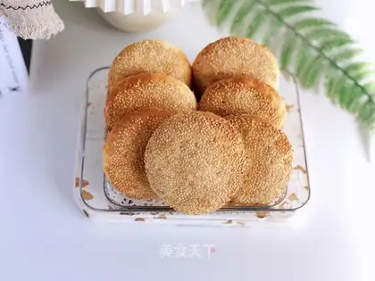 Five sesame pancakes