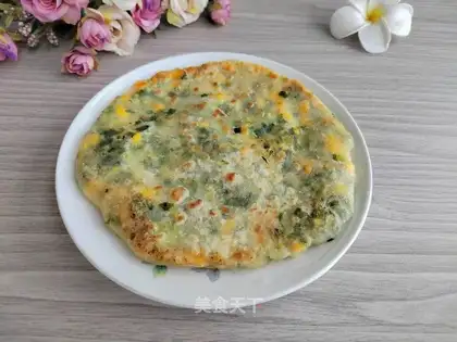 A meatloaf egg pie