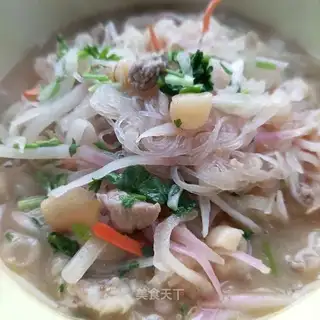 A radish soup for a starch fan