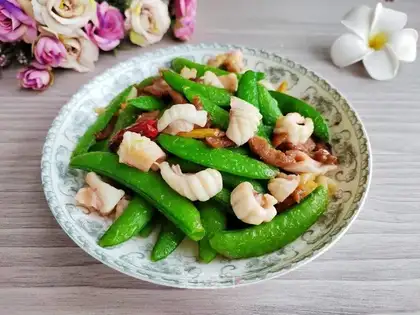 ♪ ♪ Spice-sweet bean fire ♪