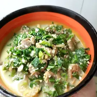 ♪ ♪ ♪ Rice meat ♪