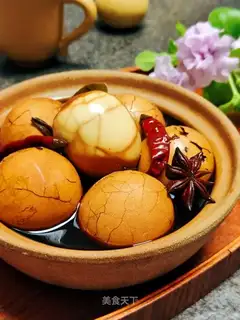 Five spicy tea eggs